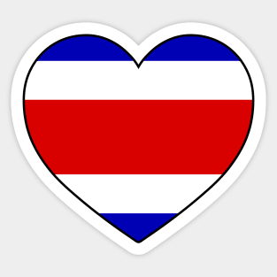 Heart - Costa Rica _085 Sticker